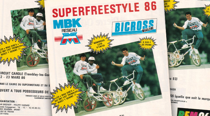 1986 – SuperFreestyle MBK / Bicross Magazine – Circuit Carole